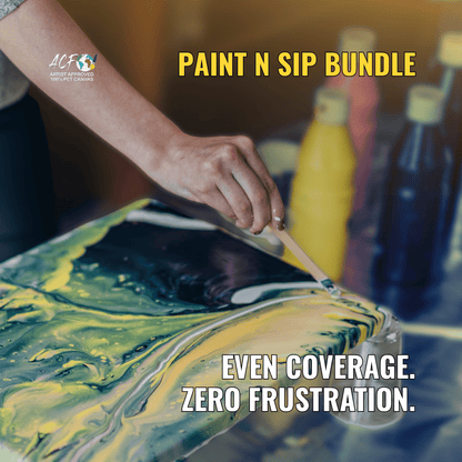 Paint and Sip Canvas – Bulk 10x Pack (20mm PET) - Art Canvas Factory