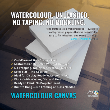 Watercolour Canvas – 40mm Deep - Art Canvas Factory